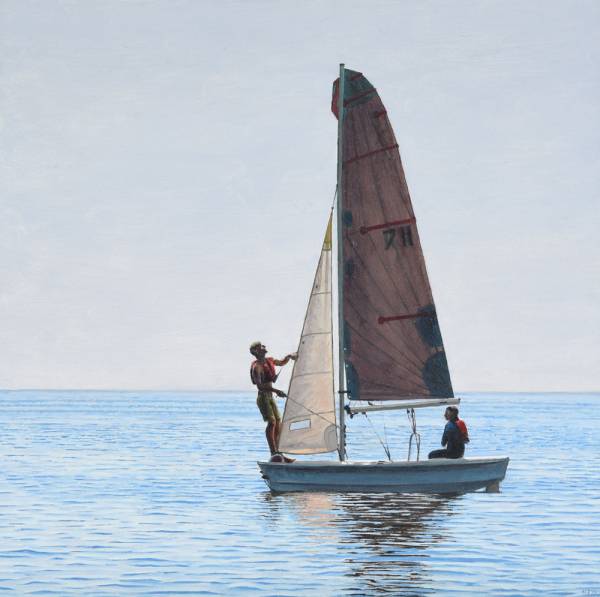 - Oil on Board, Painting by Nick J Williams, measuring 21 x 21 cm (H x W) framed at 36 x 36 cm £950